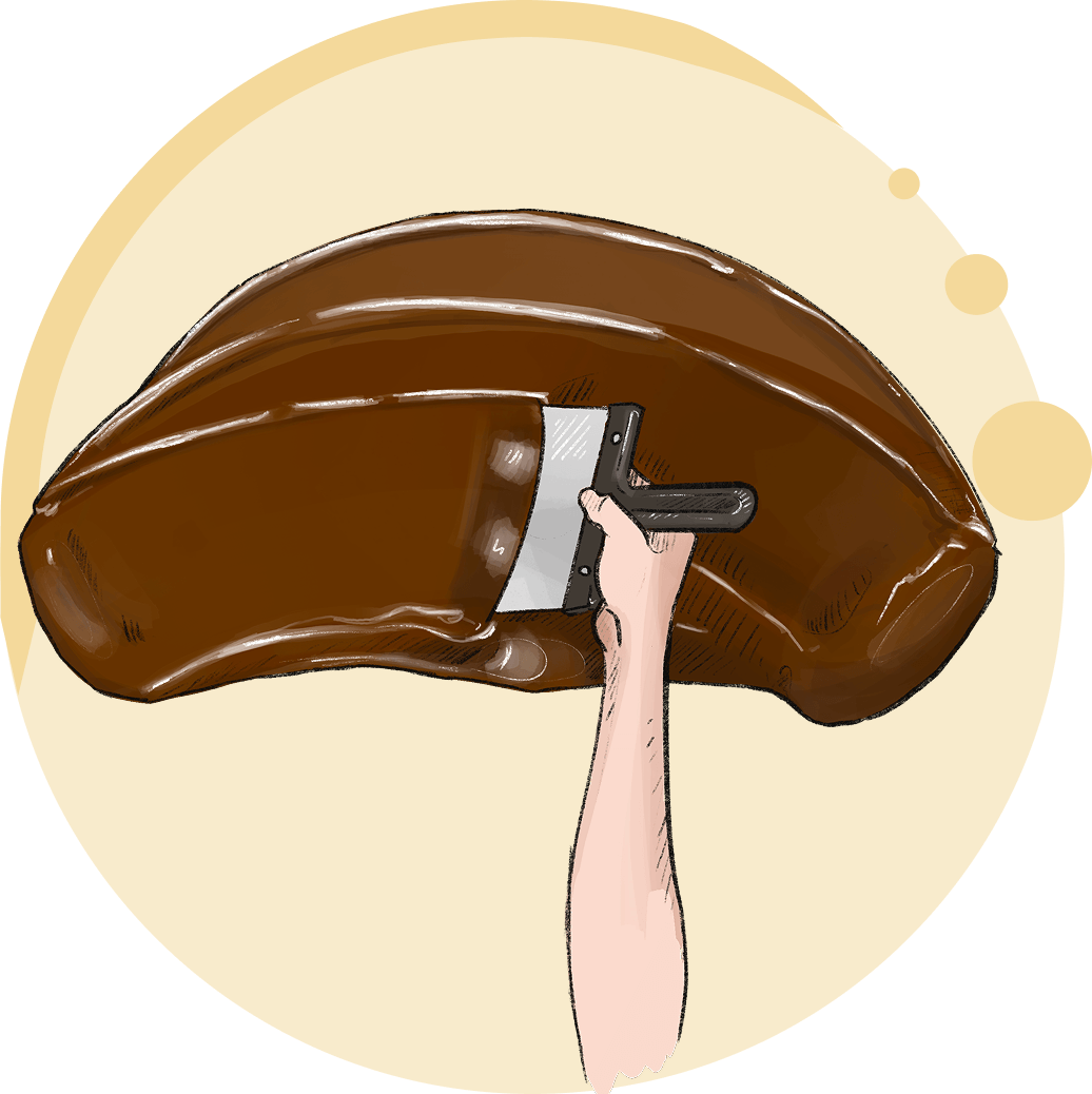 STEP 04: Temper & Mould